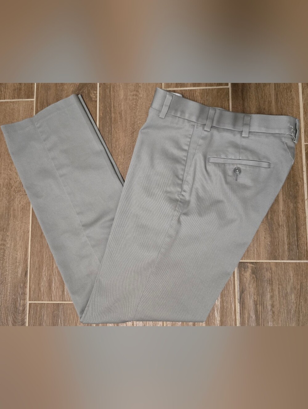 Roundtree & Yorke Light Gray Men's Dress Pants